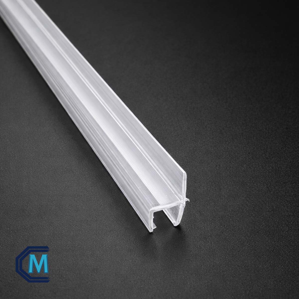 Conector muro-vidrio para ducha color cromado