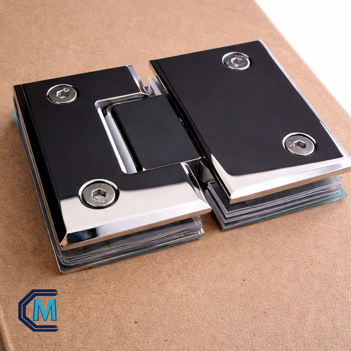 Bisagra muro-vidrio para ducha color cromado