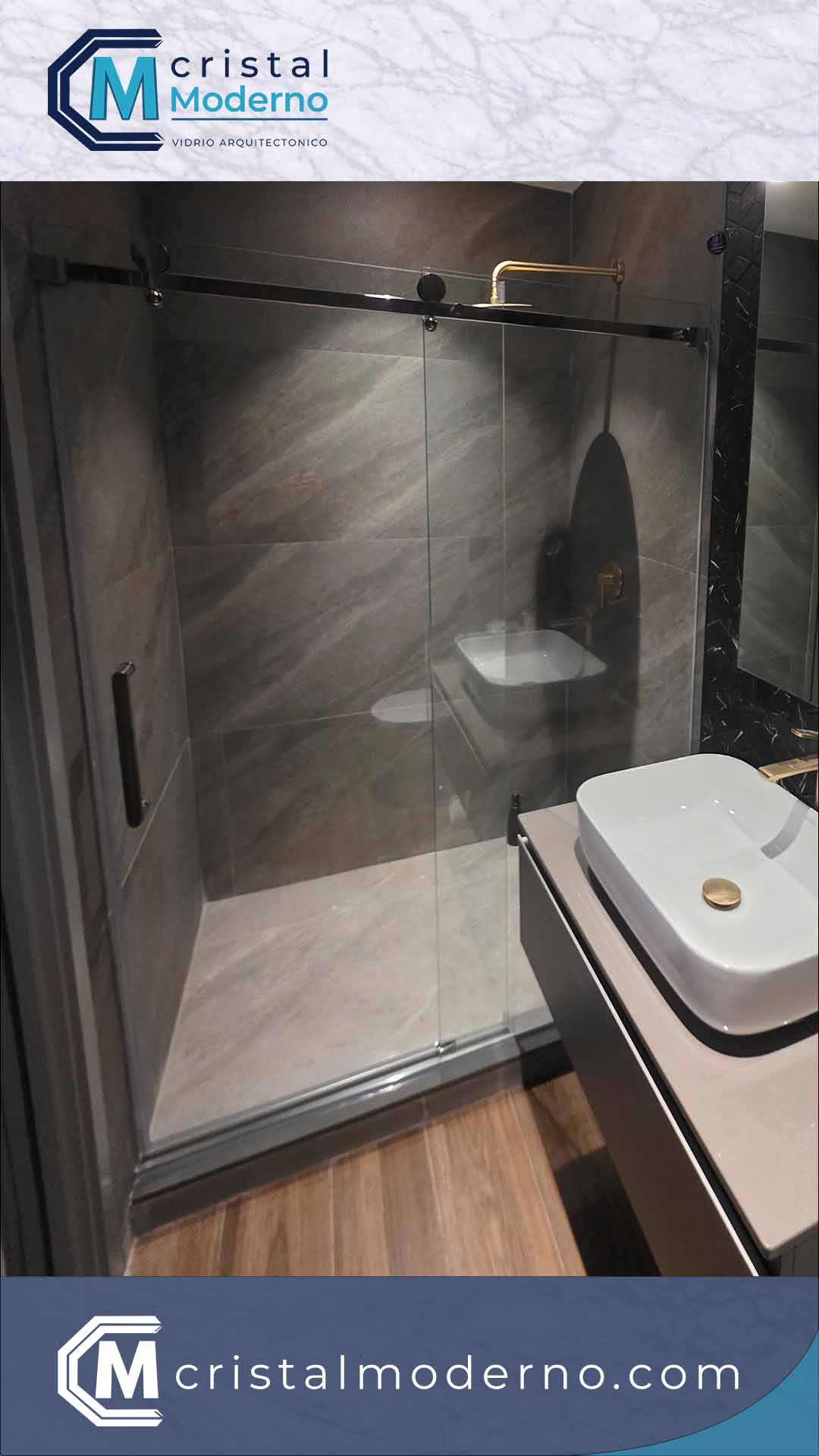 Puerta para ducha corrediza