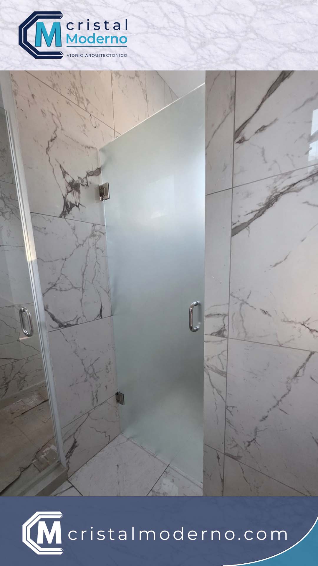 Vidrio fijo como mampara