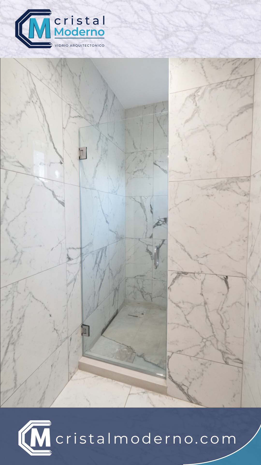 Puerta abatible para ducha